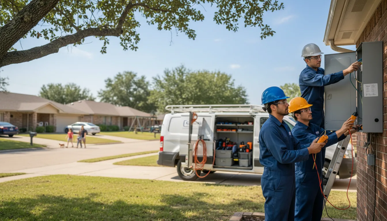 Certified electrician providing emergency electrical services in Foxworth, MS